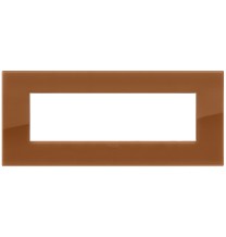 Placca  Vimar Arke' Classic  7 moduli Reflex Caramel 19657.62