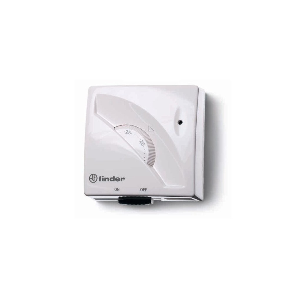 Termostato da parete con interruttore ON OFF 230V Finder 1T011