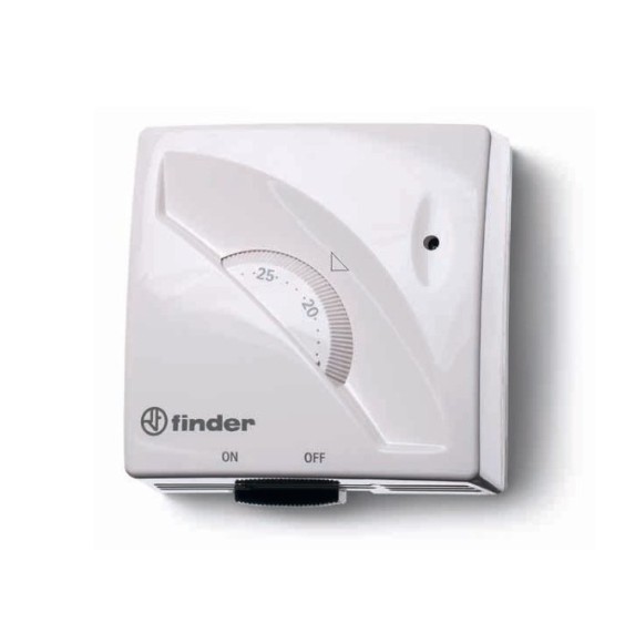 Termostato da parete con interruttore ON OFF 230V Finder 1T011