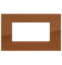Placca  Vimar Arke' Classic  4 moduli Reflex Caramel 19654.62