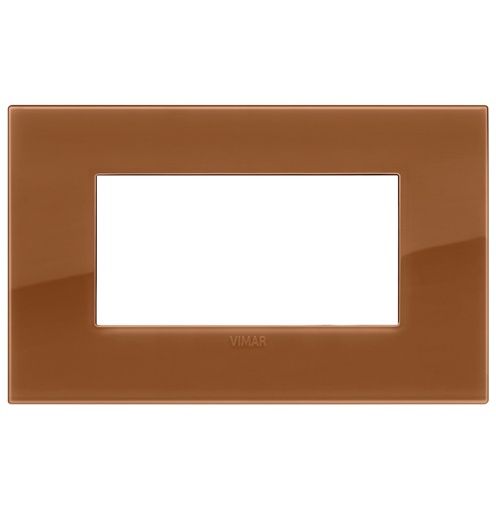 Placca  Vimar Arke' Classic  4 moduli Reflex Caramel 19654.62