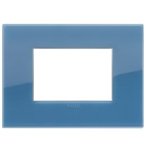Placca  Vimar Arke' Classic  3 moduli Reflex Oltremare 19653.64