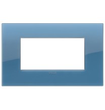 Placca  Vimar Arke' Classic 4 moduli Reflex Oltremare 19654.64