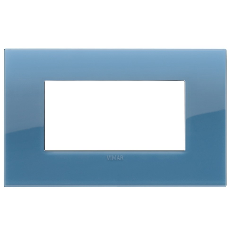 Placca  Vimar Arke' Classic 4 moduli Reflex Oltremare 19654.64
