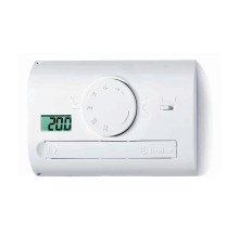 Termostato digitale a parete regolazione a rotella Bianco Finder 1T4190030000