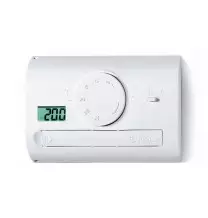 Termostato digitale a parete regolazione a rotella Bianco Finder 1T4190030000