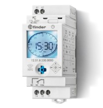 Interruttore orario digitale Giornaliero Settimanale con NFC Finder 125182300000