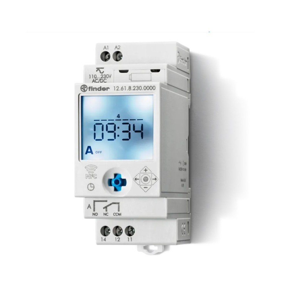 Interruttore orario digitale Settimanale Funzione NFC 1 Scambio Finder 126182300000