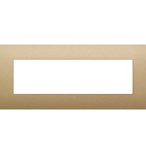 Placca  Vimar Arke' Classic 7 moduli  Oro Matt 19657.78