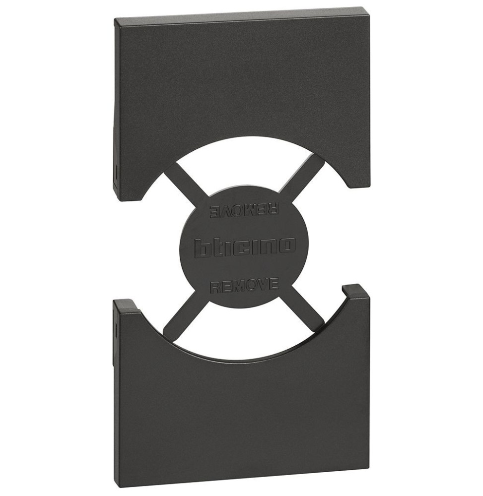 Cover Bticino Living Now per prese Tedesche colore nero  KG03