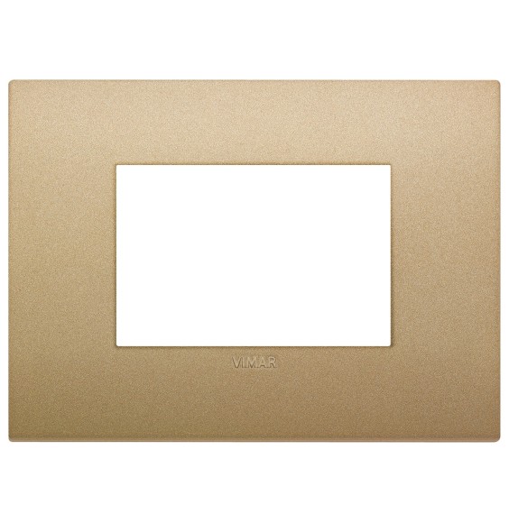 Placca  Vimar Arke' Classic 3 moduli  Oro Matt 1953.78