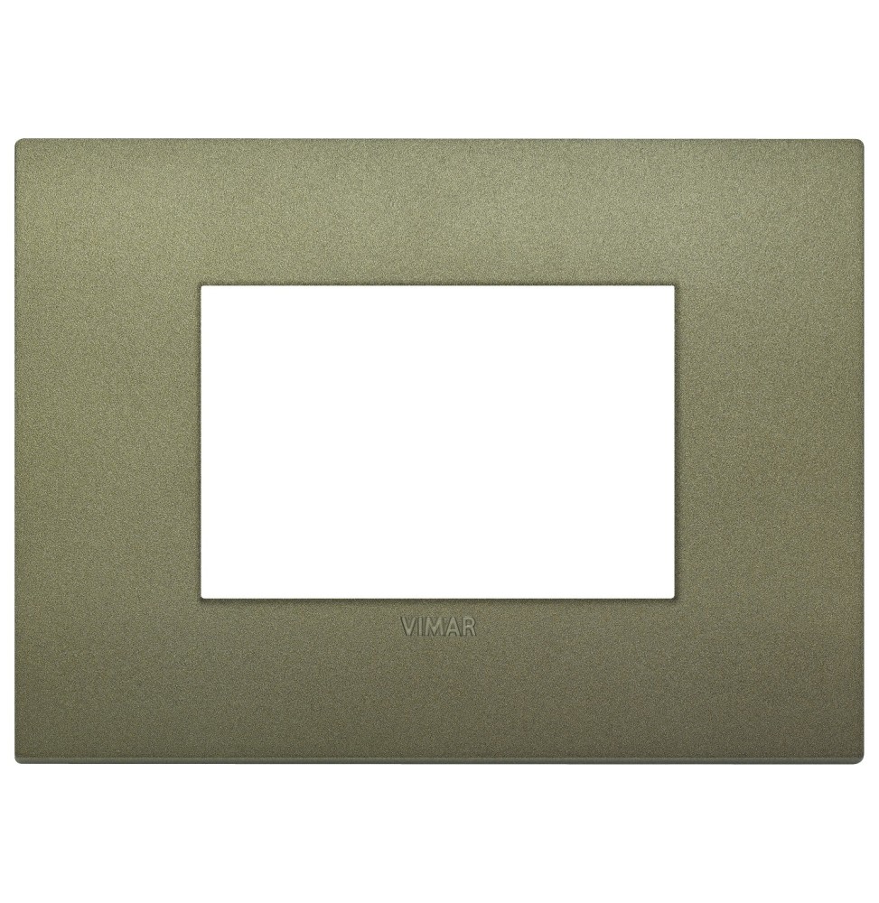 Placca  Vimar Arke' Classic 3 moduli Verde Matt  19653.77