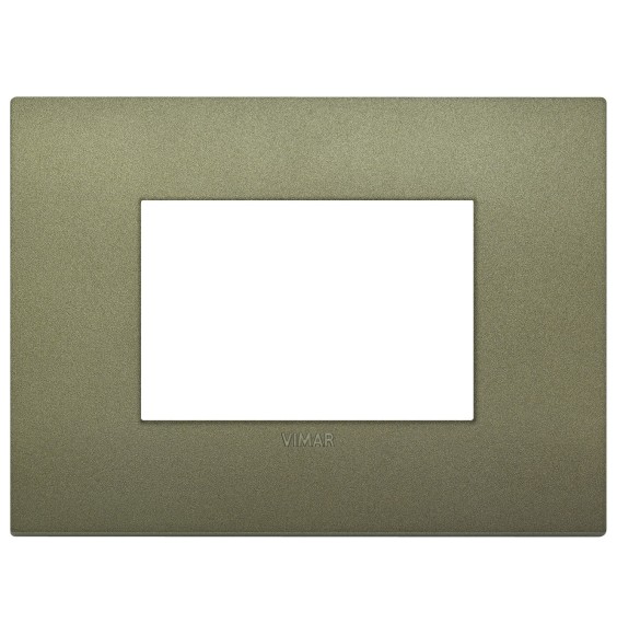 Placca  Vimar Arke' Classic 3 moduli Verde Matt  19653.77