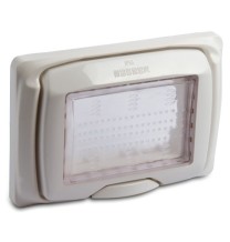Placca Stagna per Modo e Mix  Master IP55 3 posti bianca 43603