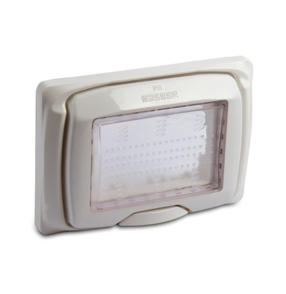 Placca Stagna per Modo e Mix  Master IP55 3 posti bianca 43603