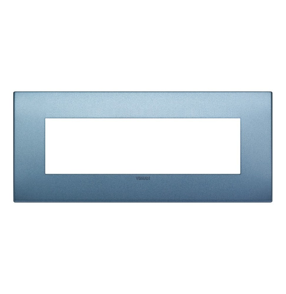 Placca  Vimar Arke' Classic 7 moduli Blu Matt 19657.76