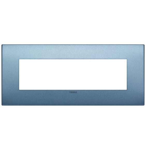 Placca  Vimar Arke' Classic 7 moduli Blu Matt 19657.76