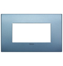 Placca  Vimar Arke' Classic 4 moduli Blu Matt 19654.76