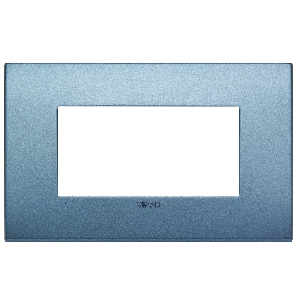 Placca  Vimar Arke' Classic 4 moduli Blu Matt 19654.76