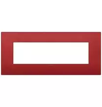 Placca  Vimar Arke' Classic 7 moduli  Rosso Matt 19657.75