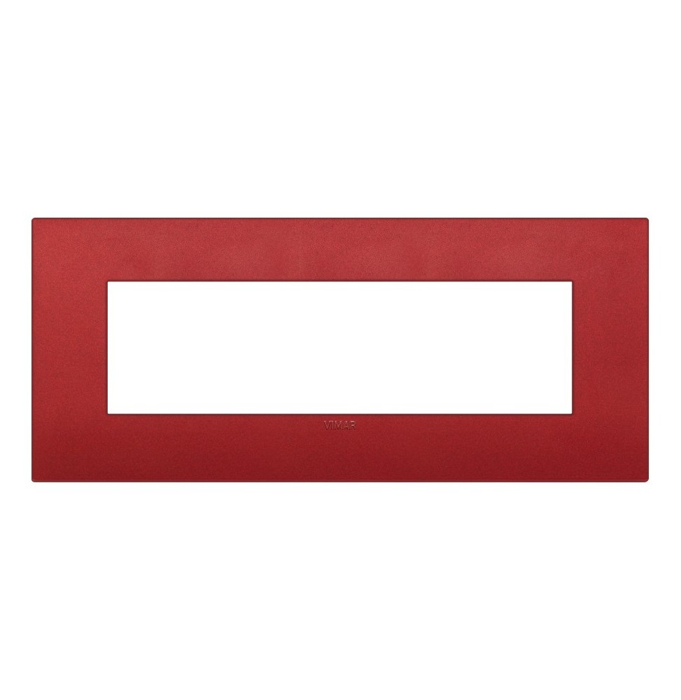 Placca  Vimar Arke' Classic 7 moduli  Rosso Matt 19657.75
