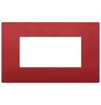 Placca  Vimar Arke' Classic 4 moduli  Rosso Matt 19654.75