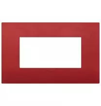 Placca  Vimar Arke' Classic 4 moduli  Rosso Matt 19654.75
