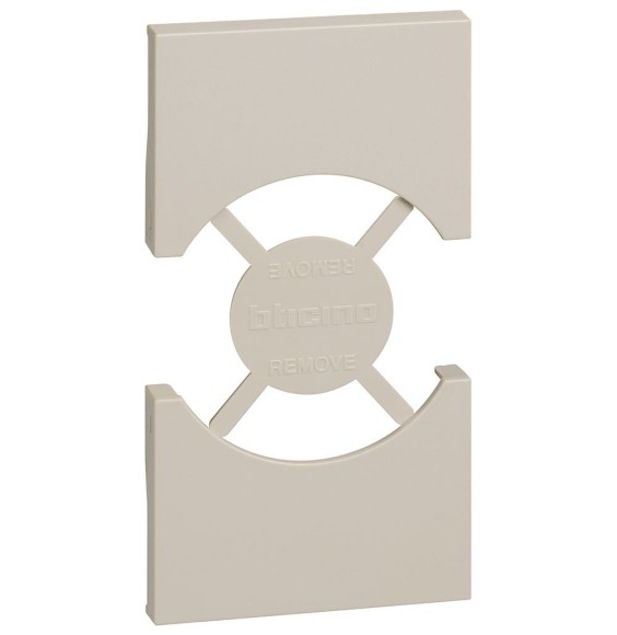 Cover Bticino Living Now per prese Tedesche colore Sabbia  KM03