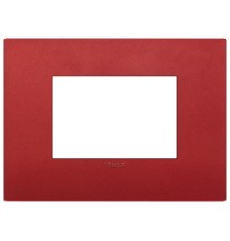 Placca  Vimar Arke' Classic 3 moduli  Rosso Matt 19653.75