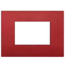 Placca  Vimar Arke' Classic 3 moduli  Rosso Matt 19653.75