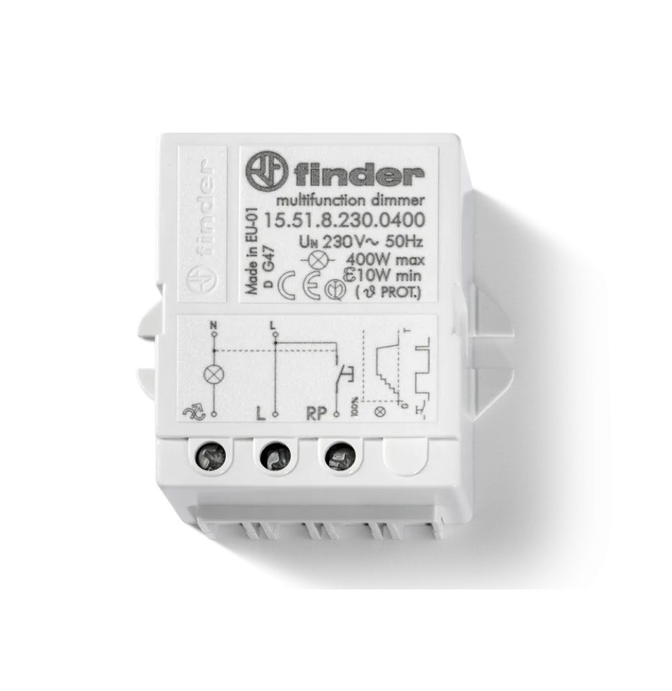 Rele' dimmer varialuce elettronico Potenza 400W  Finder 155182300400