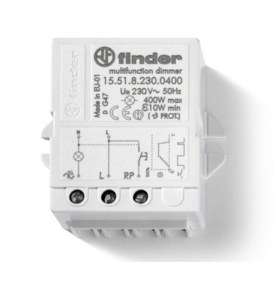 Rele' dimmer varialuce elettronico Potenza 400W  Finder 155182300400