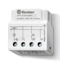 Rele' dimmer varialuce  per led montaggio su falso polo Potenza 100W Finder 159182300000