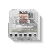 Rele' interruttore da incasso serie 26 Bobina 24V Finder 260180240000