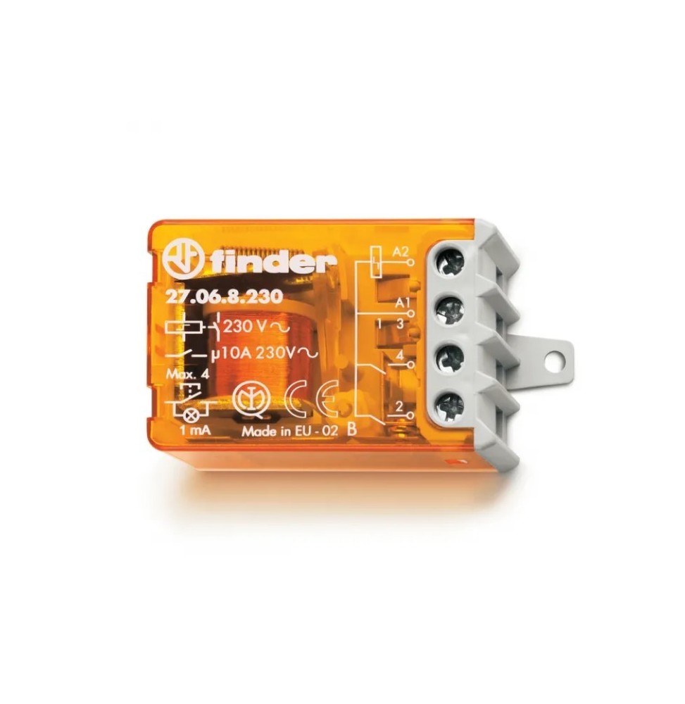 Rele' commutatore 3 sequenze da incasso serie 27 Finder 270682300000