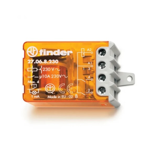 Rele' commutatore 3 sequenze da incasso serie 27 Finder 270682300000