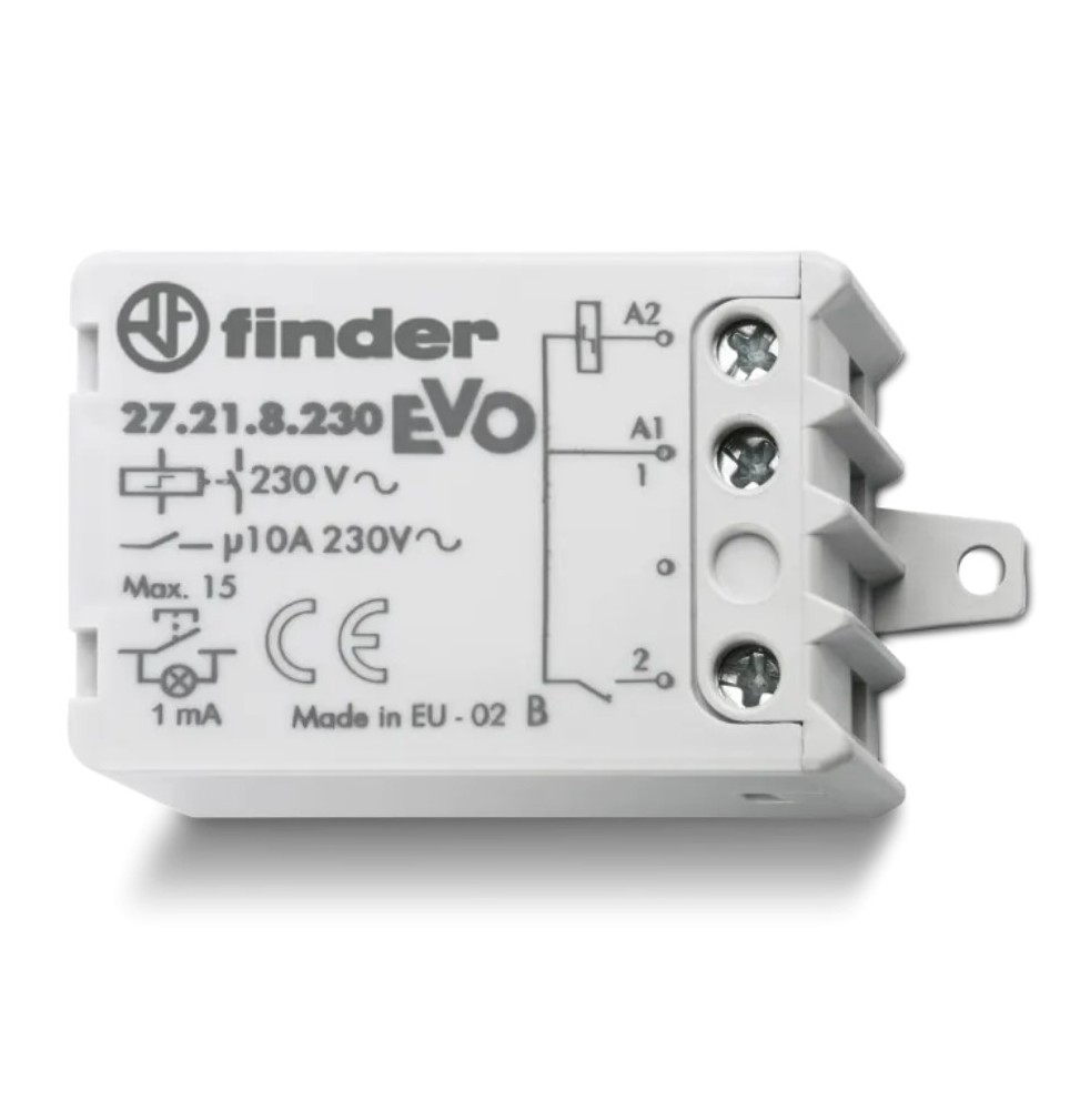 Rele' commutatore da incasso serie 27 EVO Bobina 230V Finder 272582300000
