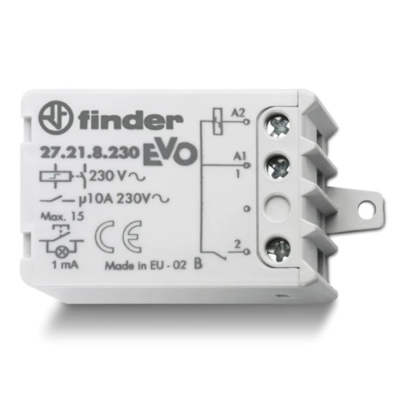 Rele' commutatore da incasso serie 27 EVO Bobina 230V Finder 272582300000