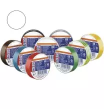 Nastro isolante 10x15 Spessore 0,13 Bianco in PVC