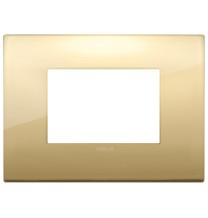 Placca  Vimar Arke' Classic 3 moduli Oro 19653.07
