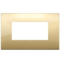 Placca  Vimar Arke' Classic 4 moduli Oro 19654.07