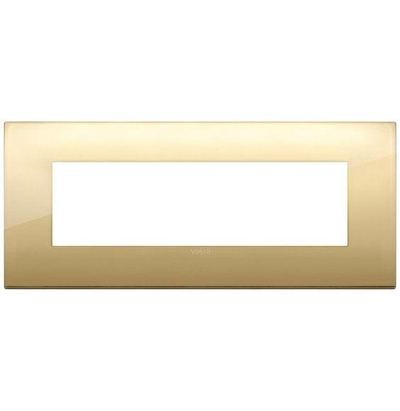 Placca  Vimar Arke' Classic 7 moduli Oro  19657.07
