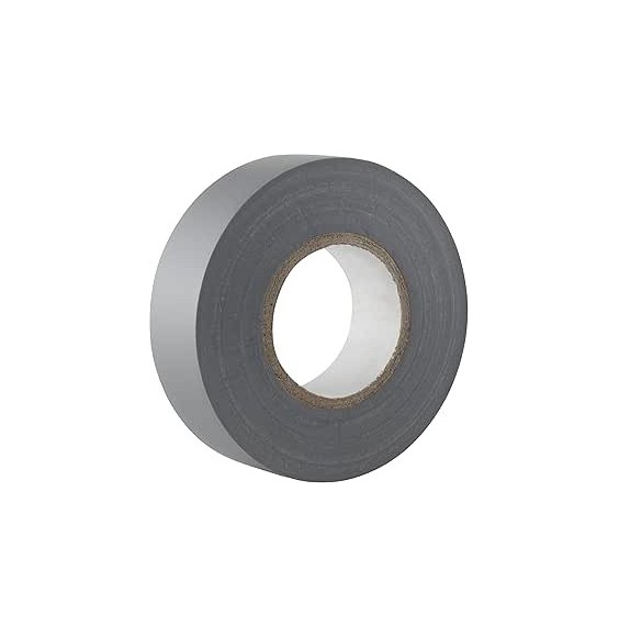 Nastro isolante 19x25 Spessore 0,15 Grigio  in PVC