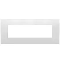 Placca  Vimar Arke' Classic 7 moduli Polar 19657.06