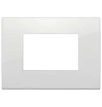 Placca  Vimar Arke' Classic 3 moduli Polar  19653.06