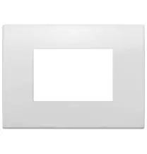 Placca  Vimar Arke' Classic 3 moduli Polar  19653.06