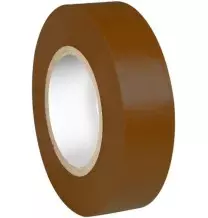 Nastro isolante 19x25 Spessore 0,15 Marrone in PVC