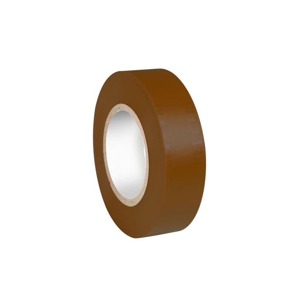 Nastro isolante 19x25 Spessore 0,15 Marrone in PVC