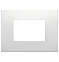 Placca  Vimar Arke' Classic 3 moduli Perla Matt 19653.05