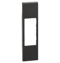 Cover Bticino Living Now nera per prese telefoniche e prese di rete e connettori KG07